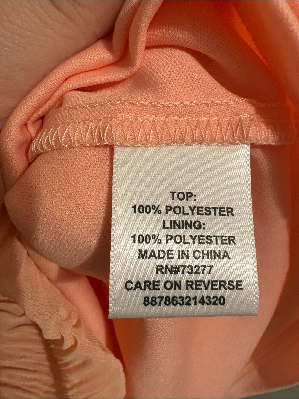ELLE Tank Top in Peach Pearl - Picture 6 of 6